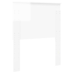 Tête de lit Blanc Brillant 80 cm Bois d'ingénierie 632304632304