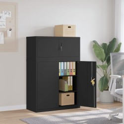 Classeur noir 90x40x130 cm acier 632305632305