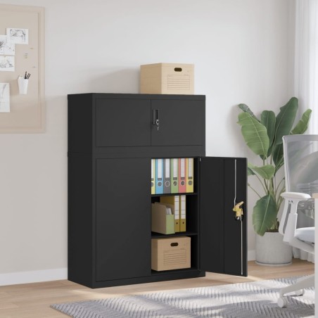 Classeur noir 90x40x130 cm acier 632305632305