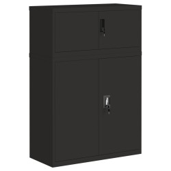 Classeur noir 90x40x130 cm acier 632305632305