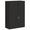 Classeur noir 90x40x130 cm acier 632305632305