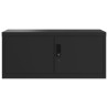 Classeur noir 90x40x130 cm acier 632305632305