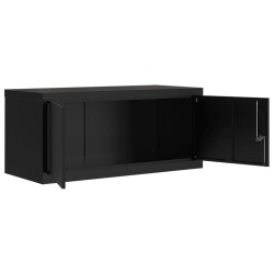 Classeur noir 90x40x130 cm acier 632305632305