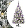 Sapin de Noël artificiel Vert et blanc 120 cm PVC et métal 632309632309