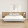 Tête de lit avec armoire 3 pcs Chêne artisanal 632311632311