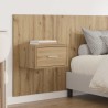 Tête de lit avec armoire 3 pcs Chêne artisanal 632311632311