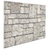 Panneaux muraux 10 pcs Gris 100 x 50 cm Mousse EPS 632318632318