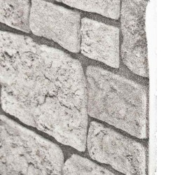 Panneaux muraux 10 pcs Gris 100 x 50 cm Mousse EPS 632318632318