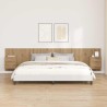 Tête de lit avec armoire 3 pcs Chêne artisanal 632320632320