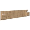 Tête de lit avec armoire 3 pcs Chêne artisanal 632320632320