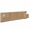Tête de lit avec armoire 3 pcs Chêne artisanal 632327632327