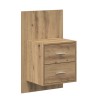 Tête de lit avec armoire 3 pcs Chêne artisanal 632327632327