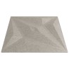 Panneaux muraux 12 pcs Béton Étoile 50 x 50 cm Mousse XPS 632328632328