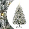Sapin de Noël artificiel Vert et blanc 120 cm PVC et métal 632329632329