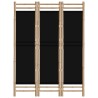 Cloison de séparation pliante 3 panneaux 120 cm Bambou et Toile 632338632338