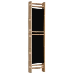 Cloison de séparation pliante 3 panneaux 120 cm Bambou et Toile 632338632338
