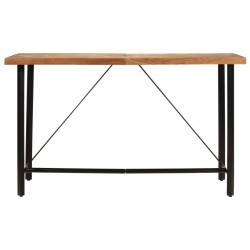 Table de bar 180x70x107 cm bois massif d'acacia et fer 632355632355