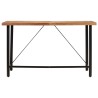 Table de bar 180x70x107 cm bois massif d'acacia et fer 632355632355