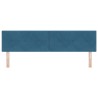 Tête de lit LED avec bandes LED Bleu 180 cm Velours 632356632356