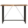 Table de bar 150x70x107 cm bois massif de manguier et fer 632357632357