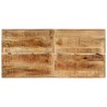 Table de bar 150x70x107 cm bois massif de manguier et fer 632357632357