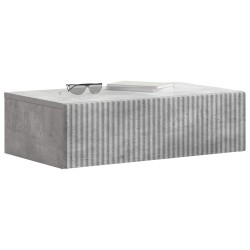 Table d'appoint murale Gris béton 59 x 34,5 x 17 cm 632359632359
