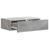 Table d'appoint murale Gris béton 59 x 34,5 x 17 cm 632359632359