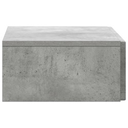 Table d'appoint murale Gris béton 59 x 34,5 x 17 cm 632359632359