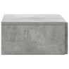 Table d'appoint murale Gris béton 59 x 34,5 x 17 cm 632359632359
