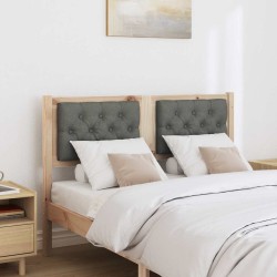 Tête de lit marron et gris foncé 135 cm Bois massif en pin 632361632361