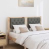 Tête de lit marron et gris foncé 135 cm Bois massif en pin 632361632361
