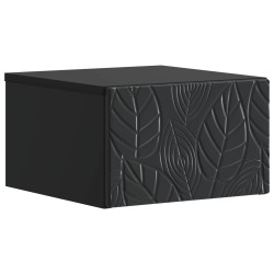 Table d'appoint murale Noir 34,5 x 33 x 20 cm Bois d'ingénierie 632363632363