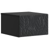 Table d'appoint murale Noir 34,5 x 33 x 20 cm Bois d'ingénierie 632363632363