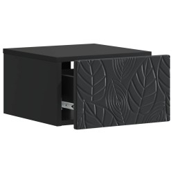 Table d'appoint murale Noir 34,5 x 33 x 20 cm Bois d'ingénierie 632363632363