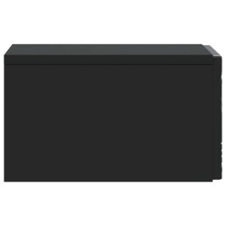 Table d'appoint murale Noir 34,5 x 33 x 20 cm Bois d'ingénierie 632363632363