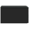 Table d'appoint murale Noir 34,5 x 33 x 20 cm Bois d'ingénierie 632363632363