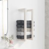Porte-serviette Blanc 23x18x60 cm Bois de pin massif 632368632368
