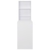 Table de bar avec armoire Blanc 115x59x200 cm 632370632370