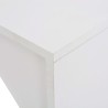 Table de bar avec armoire Blanc 115x59x200 cm 632370632370