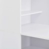 Table de bar avec armoire Blanc 115x59x200 cm 632370632370
