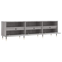 Meuble TV sonoma gris 150x30x44,5 cm bois d'ingénierie 632371632371