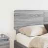Tête de lit Gris Sonoma Bois d'ingénierie 632372632372