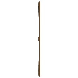 Tête de lit murale Marron miel 146,5x3x110cm Bois massif de pin 632375632375