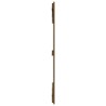 Tête de lit murale Marron miel 146,5x3x110cm Bois massif de pin 632375632375