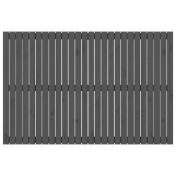 Tête de lit murale Gris 166x3x110 cm Bois massif de pin 632376632376