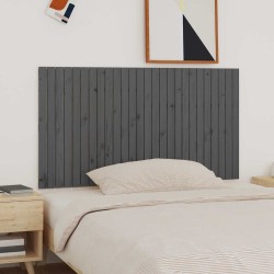Tête de lit murale Gris 166x3x90 cm Bois massif de pin 632378632378