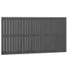 Tête de lit murale Gris 166x3x90 cm Bois massif de pin 632378632378