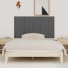 Tête de lit murale Gris 166x3x90 cm Bois massif de pin 632378632378