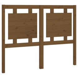 Tête de lit Marron miel 125,5x4x100 cm Bois massif de pin 632380632380