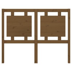 Tête de lit Marron miel 125,5x4x100 cm Bois massif de pin 632380632380